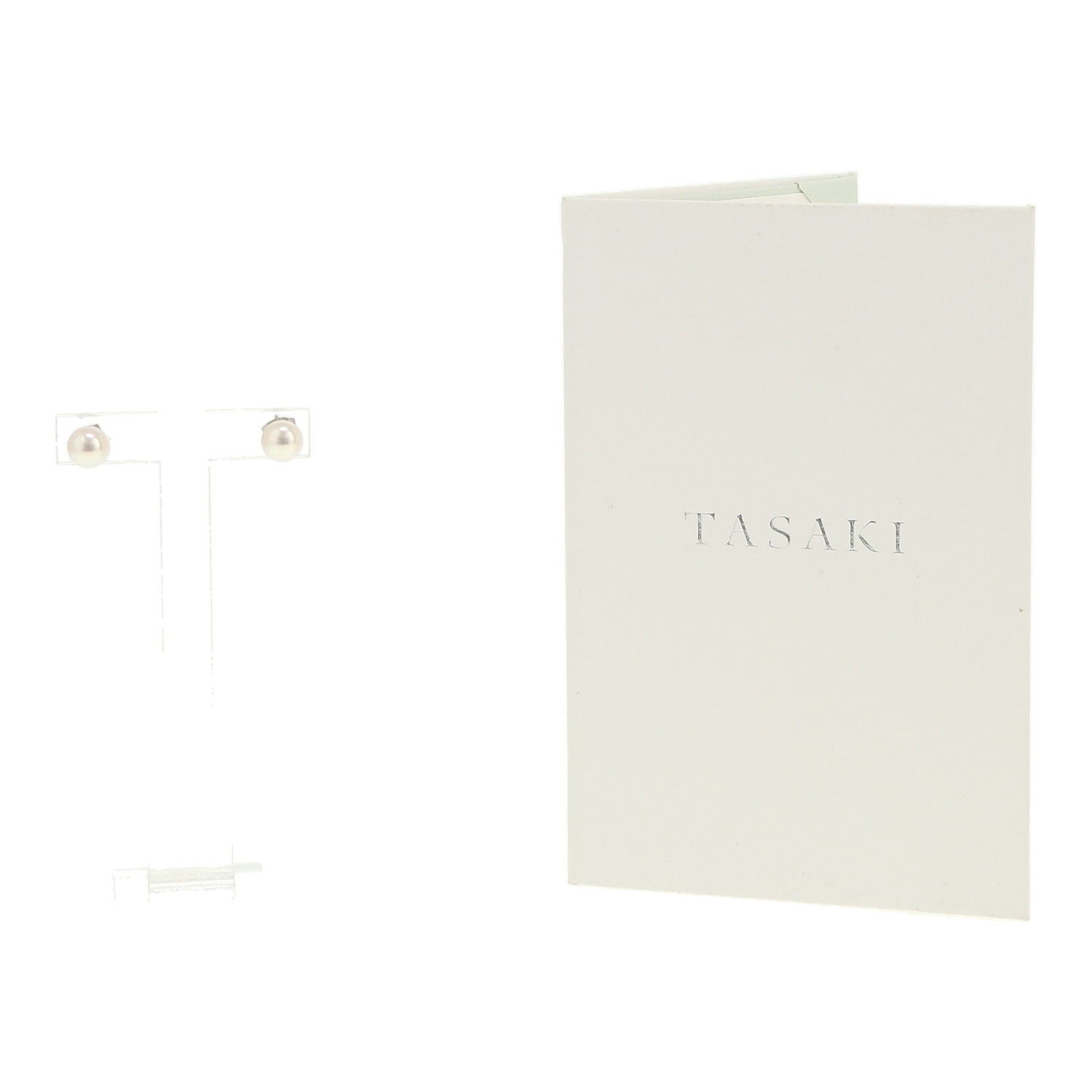 Tasaki  earrings in white gold and Akoya cultured pearls - Detail D2