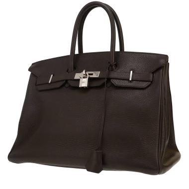 Hermès  Birkin 35 cm handbag  in brown togo leather