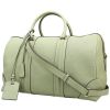 Bolsa de viaje Givenchy   en cuero granulado verde Almendra - 00pp thumbnail