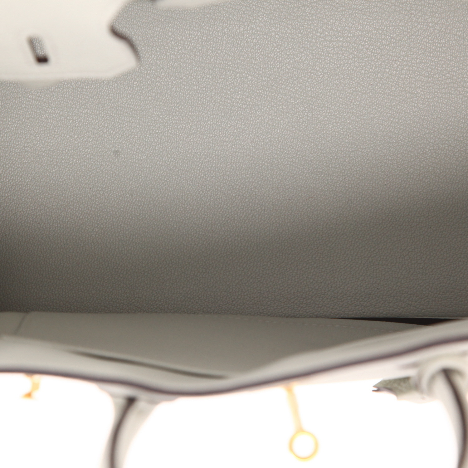 Hermès  Birkin 30 cm handbag  in Gris Neve togo leather - Detail D3