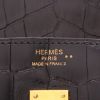 Borsa Hermès  Birkin 25 cm in coccodrillo nero - Detail D2 thumbnail