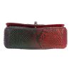 Chanel  Mini Timeless shoulder bag  in red and black shading  python - Detail D1 thumbnail