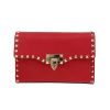 Valentino Garavani   shoulder bag  in red grained leather - 360 thumbnail