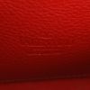 Valentino Garavani   shoulder bag  in red grained leather - Detail D2 thumbnail