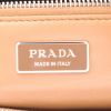 Sac à main Prada  Galleria en cuir saffiano marron noir et blanc - Detail D2 thumbnail