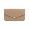 Bolso bandolera Louis Vuitton  Félicie en cuero monogram huella beige - 360 thumbnail