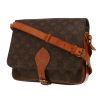 Bolso zurrón Louis Vuitton  Cartouchiére en lona Monogram y cuero natural - 00pp thumbnail