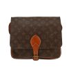 Bolso zurrón Louis Vuitton  Cartouchiére en lona Monogram y cuero natural - 360 thumbnail