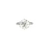 Bague solitaire Vintage  en platine et diamants (4.77 carats) - 360 thumbnail