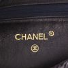 Chanel  Vintage shoulder bag  in navy blue quilted leather - Detail D2 thumbnail