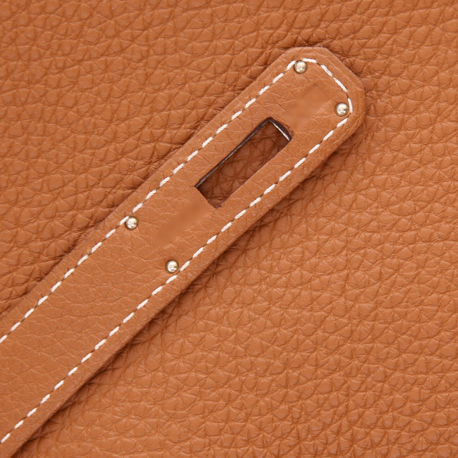 Hermès  Birkin 40 cm handbag  in gold togo leather - Detail D4