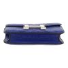 Hermès  Constance micro shoulder bag  in blue alligator - Detail D1 thumbnail