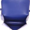 Hermès  Constance micro shoulder bag  in blue alligator - Detail D3 thumbnail