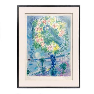 Marc Chagall (1887-1985), Couple et poisson - 1967