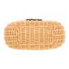 Miu Miu  Miu Wander handbag  wicker  and brown leather - Detail D1 thumbnail