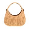 Sac à main Miu Miu  Miu Wander en osier et cuir marron - Detail D4 thumbnail