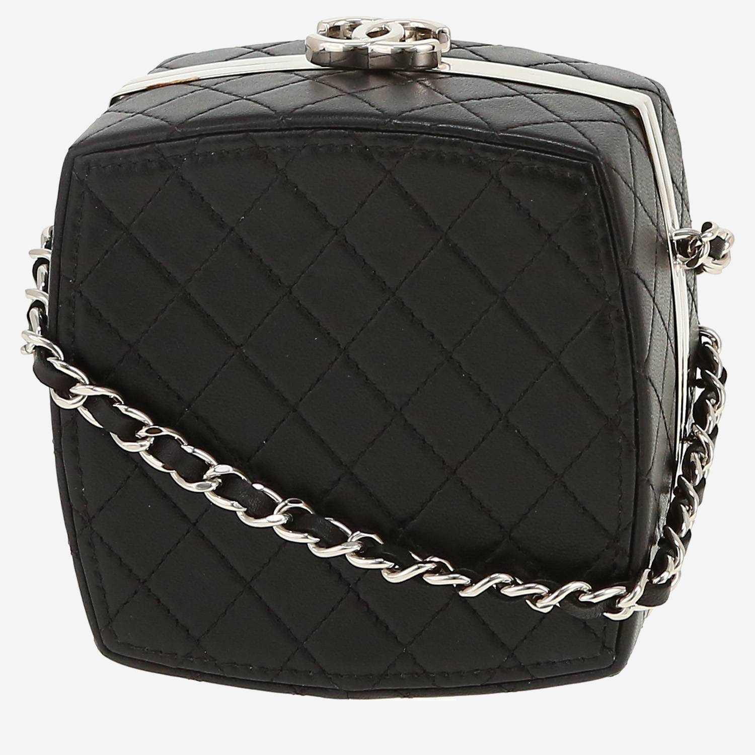 Minaudière Chanel  Editions Limitées en cuir matelassé noir