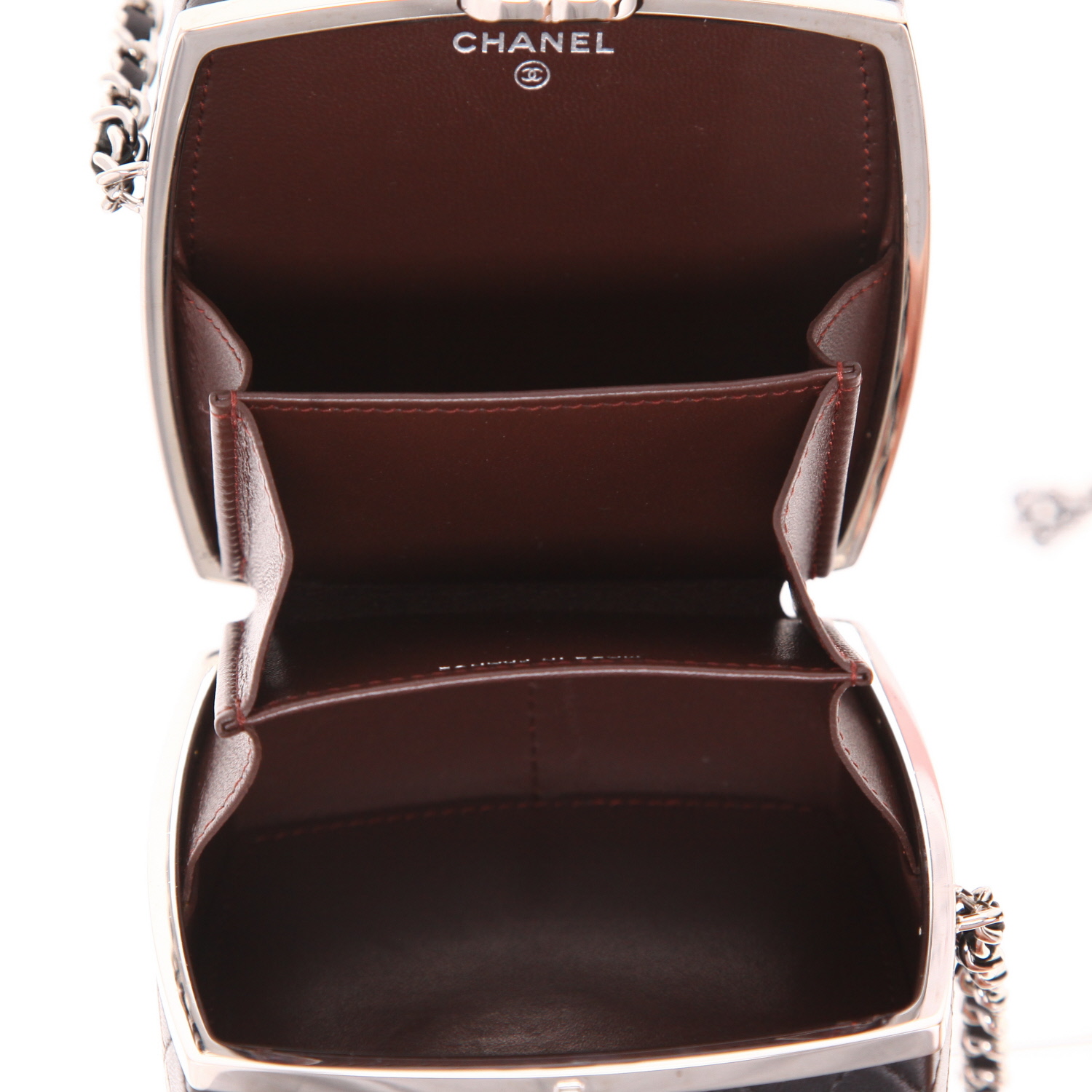 Bolso joya Chanel  Editions Limitées en cuero acolchado negro - Detail D3