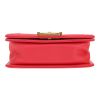 Chanel  Mini Boy shoulder bag  in pink quilted leather - Detail D1 thumbnail