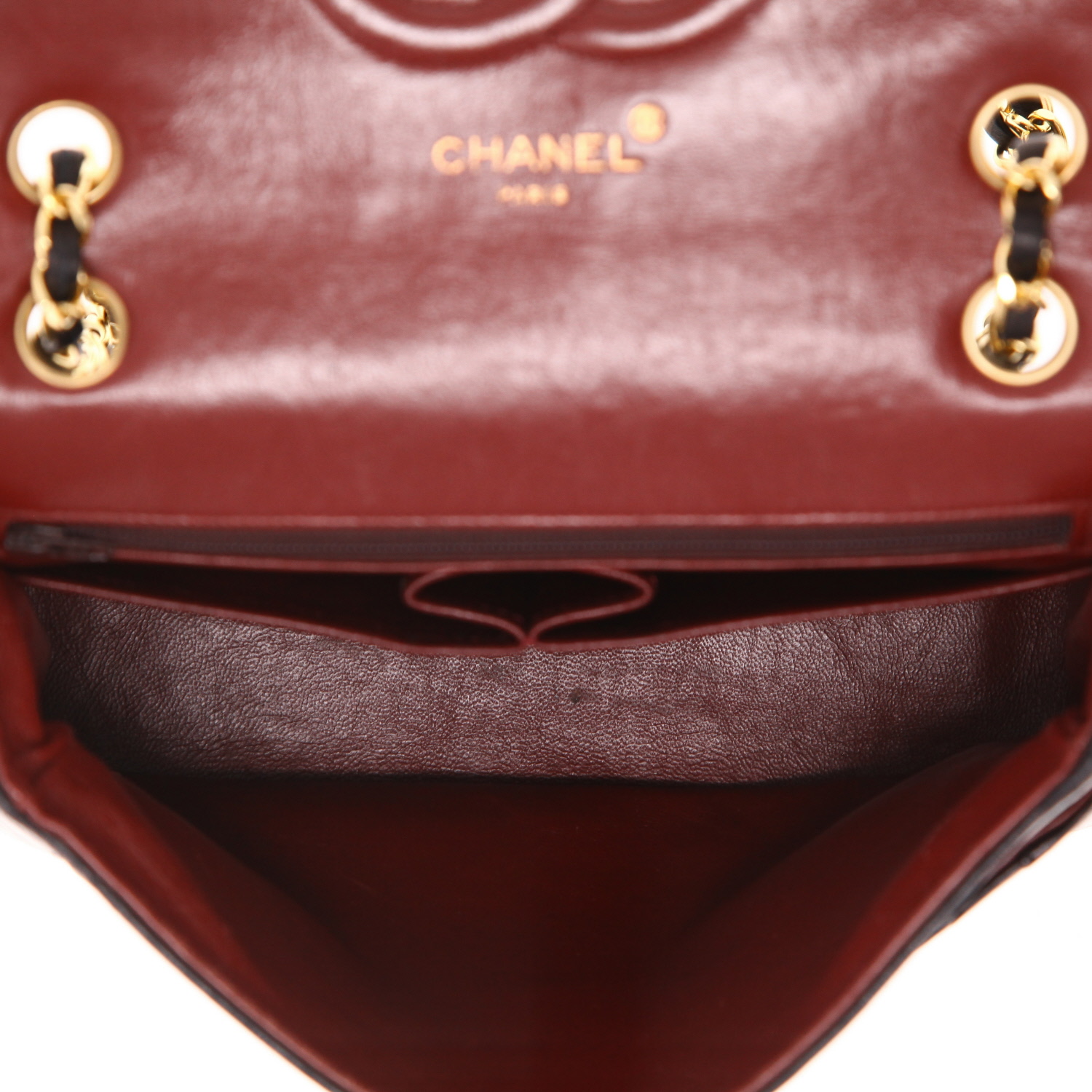 Bolso de mano Chanel   en cuero acolchado negro - Detail D3