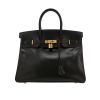 Bolso de mano Hermès  Birkin 35 cm en cuero box negro - 360 thumbnail