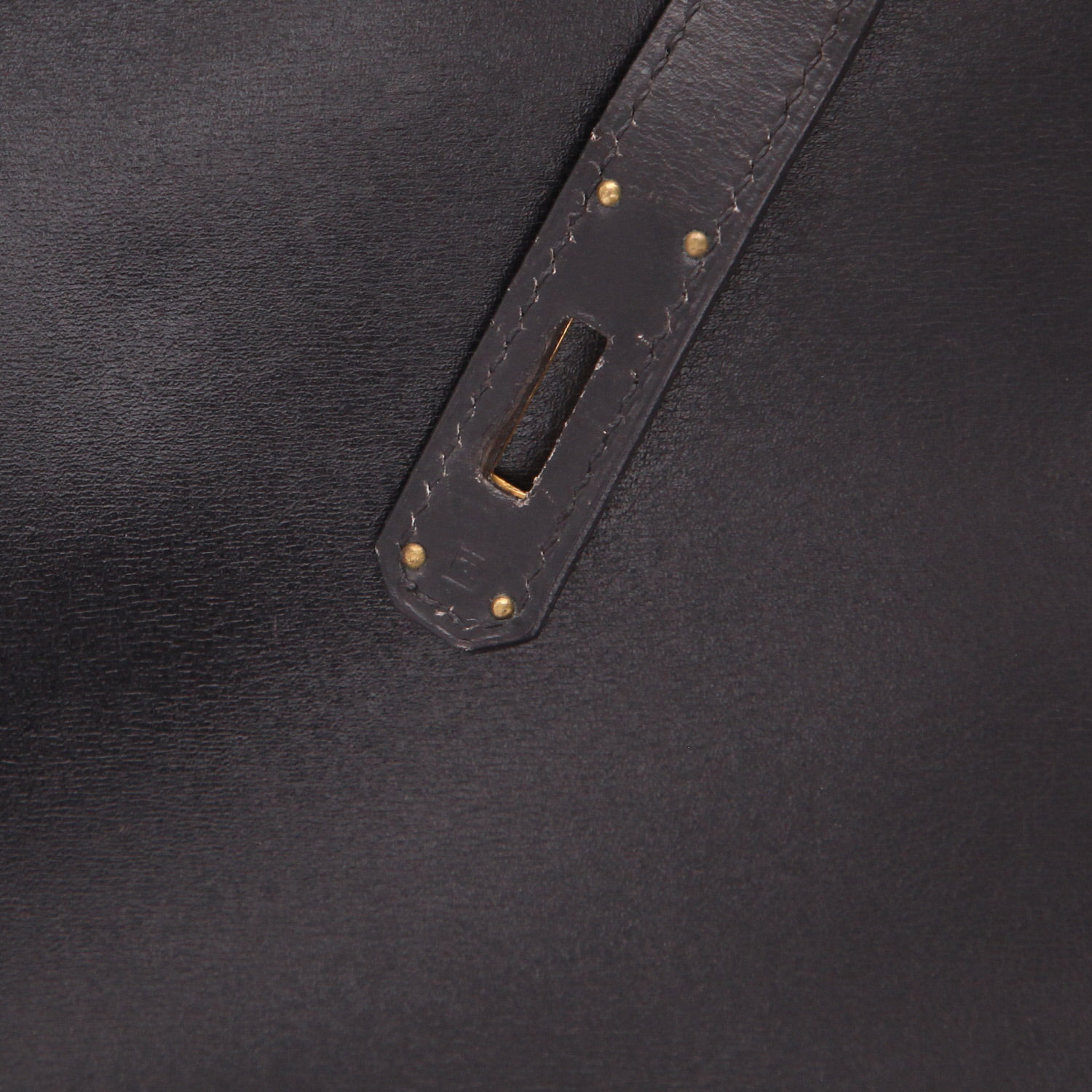 Borsa Hermès  Birkin 35 cm in pelle box nera - Detail D3