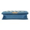 Chanel  Boy shoulder bag  in blue denim canvas - Detail D1 thumbnail