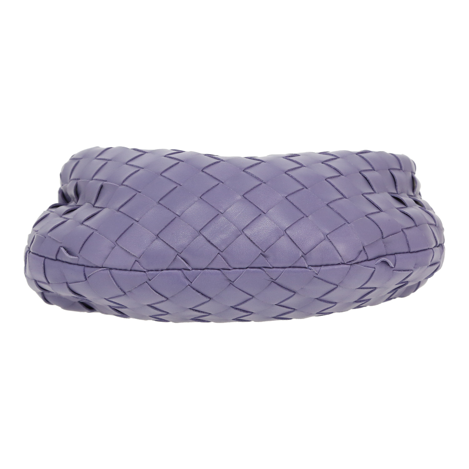 Borsa Bottega Veneta Mini Jodie in pelle intrecciata viola lilla - Detail D1
