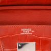 Bolso de mano Hermès  Birkin 30 cm en cocodrilo niloticus naranja Sanguine - Detail D2 thumbnail