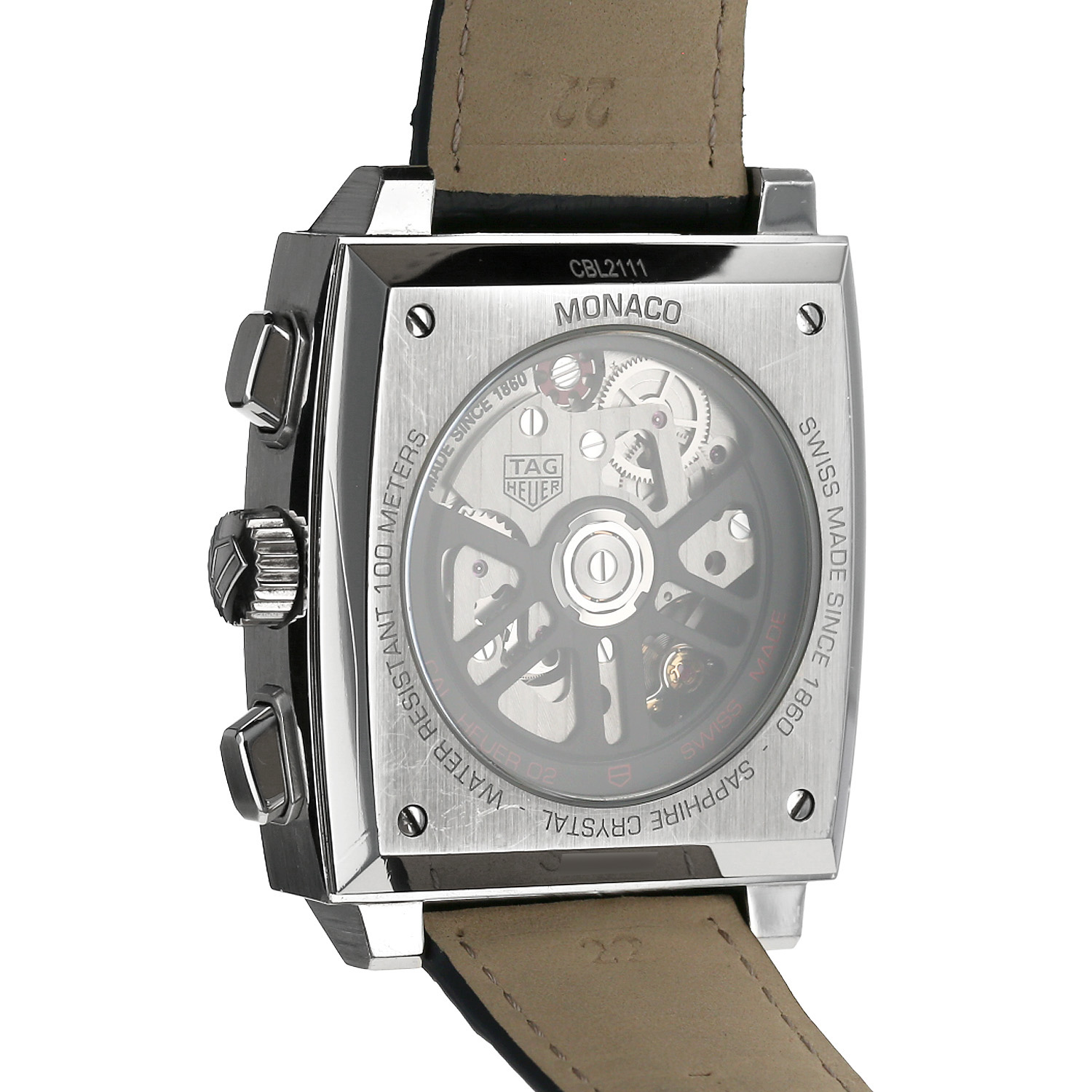 Montre TAG Heuer Classic Monaco Automatic Chronograph en acier Ref: TAG Heuer - CBL2111  Vers 2020 - Detail D3