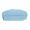 Chanel  22 small model  shoulder bag  in light blue quilted leather - Detail D1 thumbnail