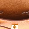 Borsa/pochette Hermès  Kelly Twilly bag charm in pelle di Pecari marrone e seta multicolore - Detail D2 thumbnail