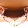 Hermès  Kelly Twilly bag charm handbag/clutch  in brown Pecari leather  and multicolor silk - Detail D3 thumbnail