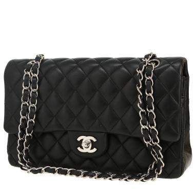 Chanel  Timeless Classic handbag  in black quilted leather