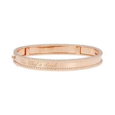 Bracciale Van Cleef 
Arpels Perlée Signature in oro rosa
