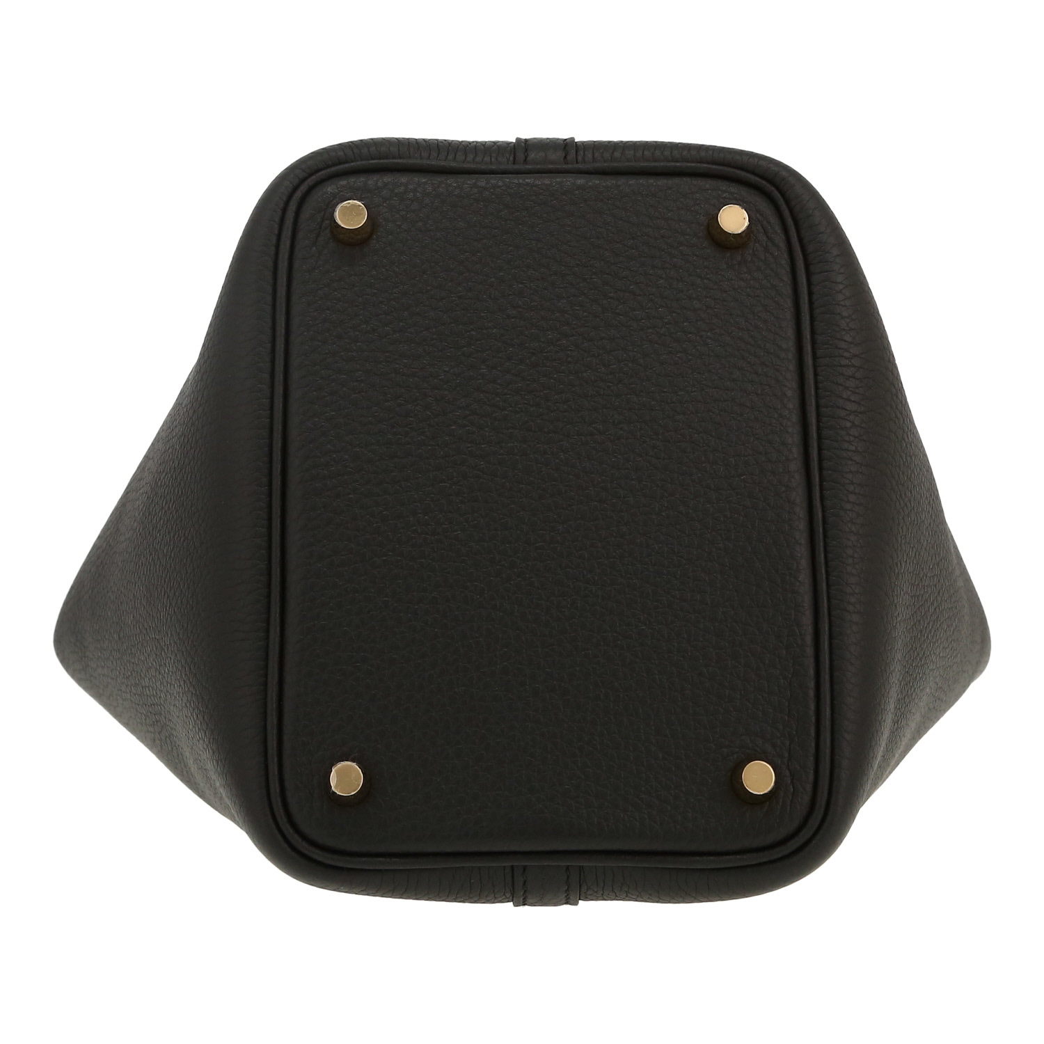 Hermès  Picotin small model  handbag  in black togo leather - Detail D1