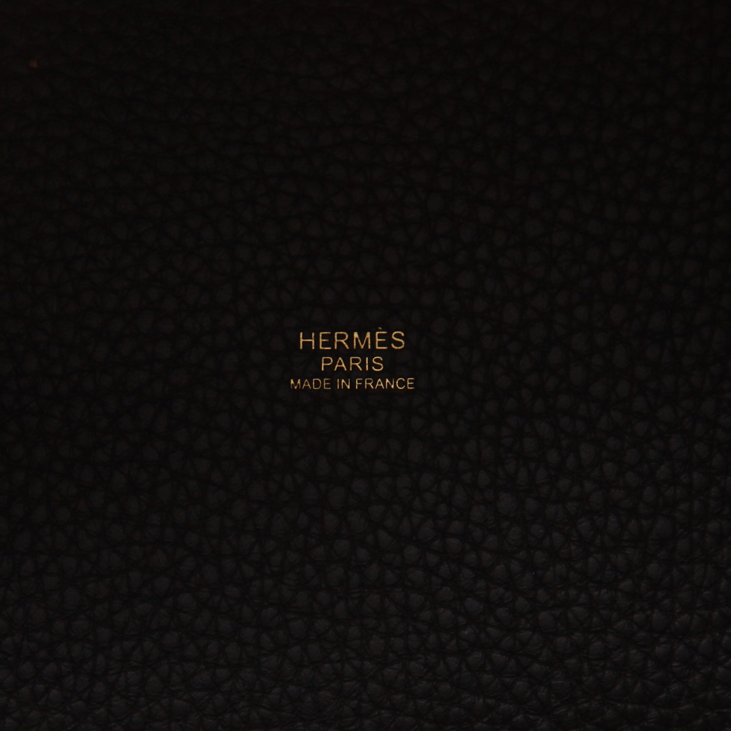 Borsa Hermès  Picotin modello piccolo  in pelle togo nera - Detail D2