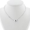 Dinh Van Menottes R10 necklace in white gold - 360 thumbnail