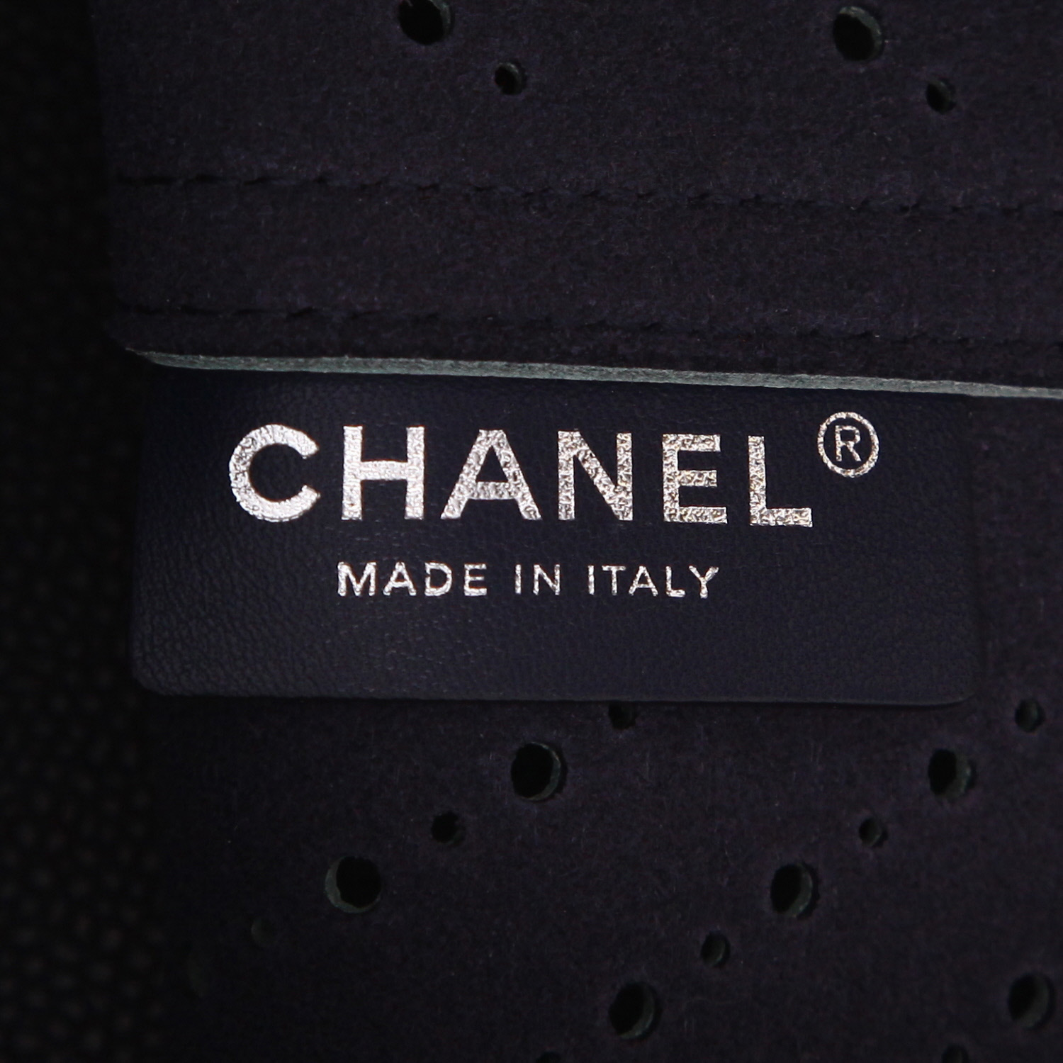 Bolso Cabás Chanel  Grand Shopping en cuero verde - Detail D2