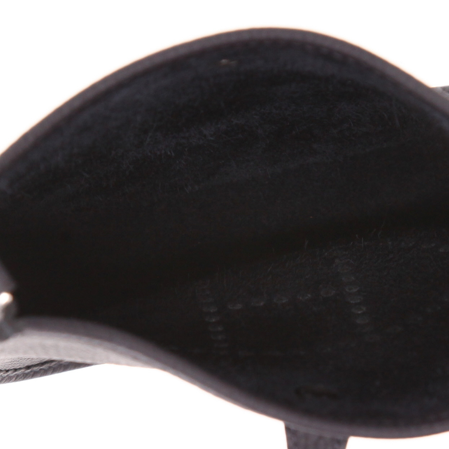 Bolso bandolera Hermès  Evelyne en cuero taurillon clémence azul indigo - Detail D3