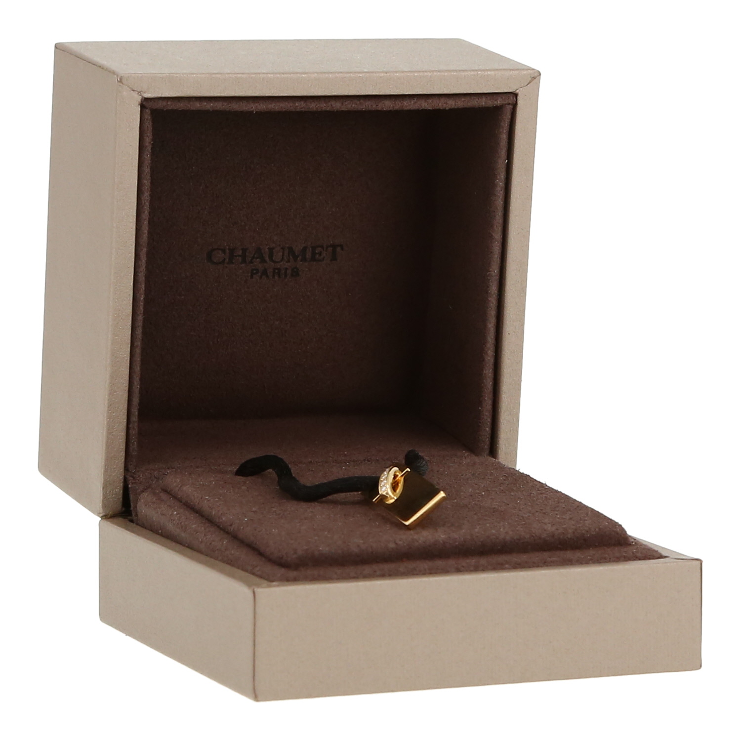 Colgante Chaumet Lien de oro amarillo y diamantes - Detail D2