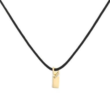 Pendentif Chaumet Lien en or jaune et diamants