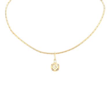 Collar Cartier Pasha de oro amarillo y nácar