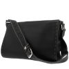 Borsa a tracolla Fendi   in pelle martellata nera - 00pp thumbnail