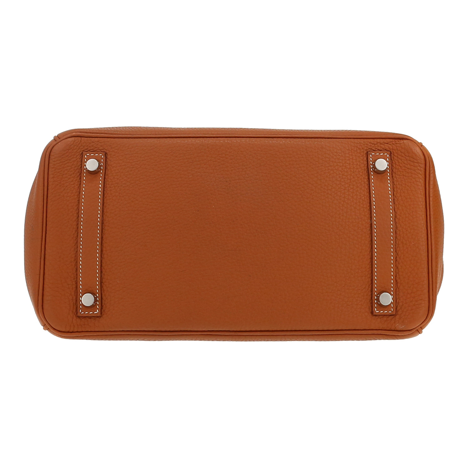 Hermès  Birkin 30 cm handbag  in gold togo leather - Detail D1