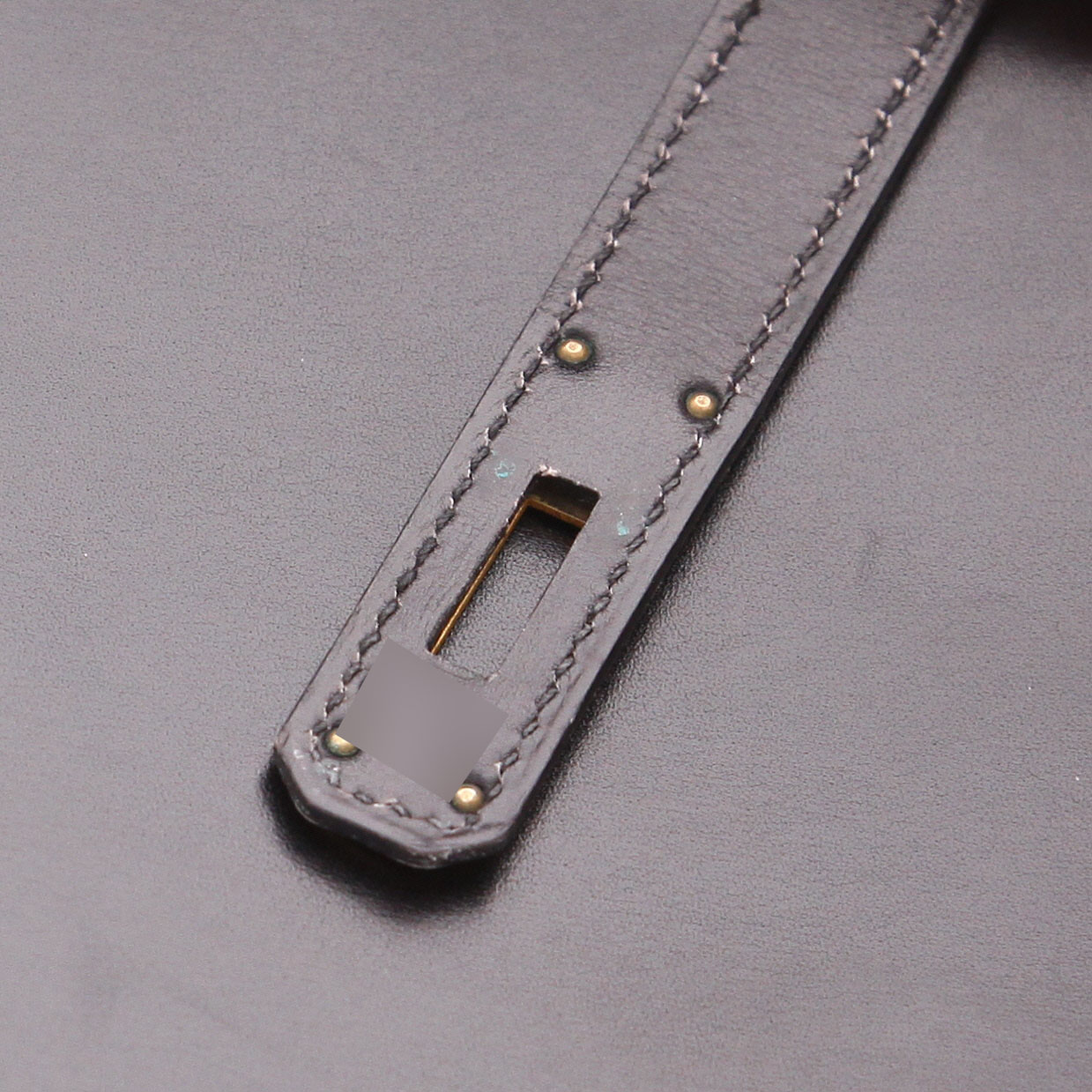 Sac à main Hermès  Kelly 32 cm en cuir box noir - Detail D4