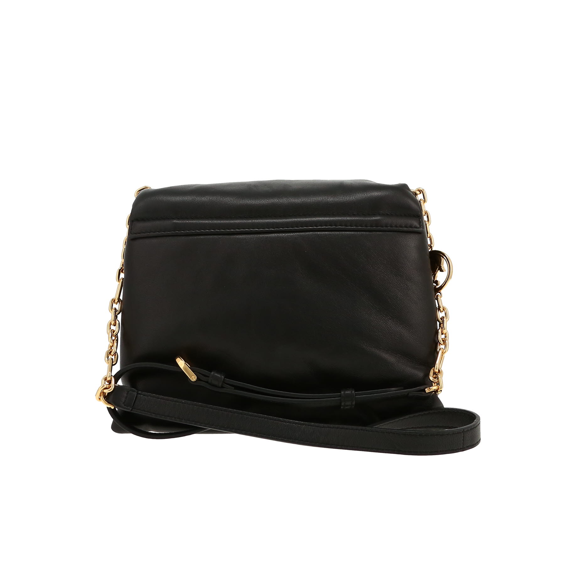 Bolso bandolera Lanvin  Sugar en cuero negro - Detail D7