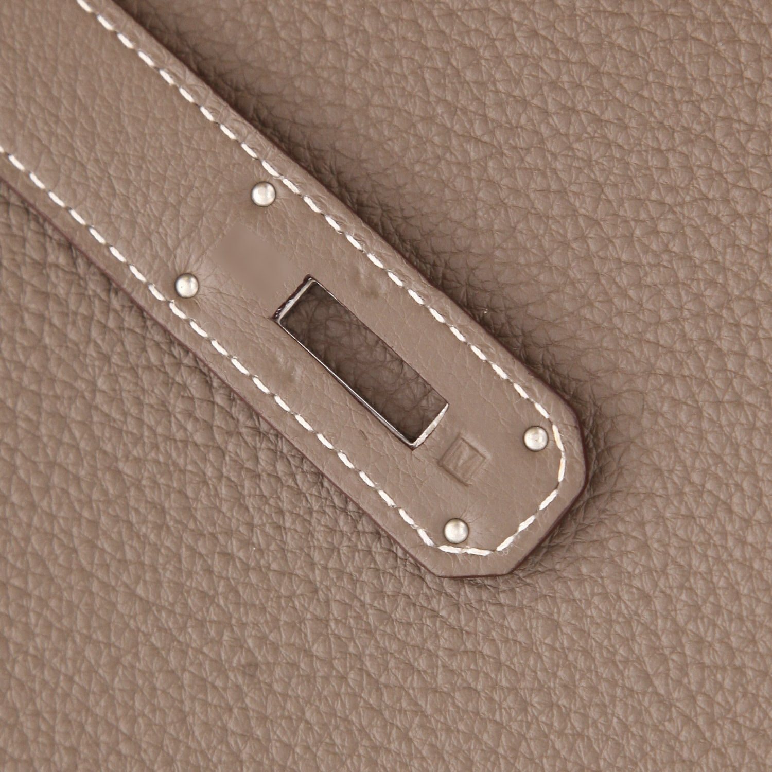 Borsa Hermès  Kelly 40 cm in pelle togo etoupe - Detail D4