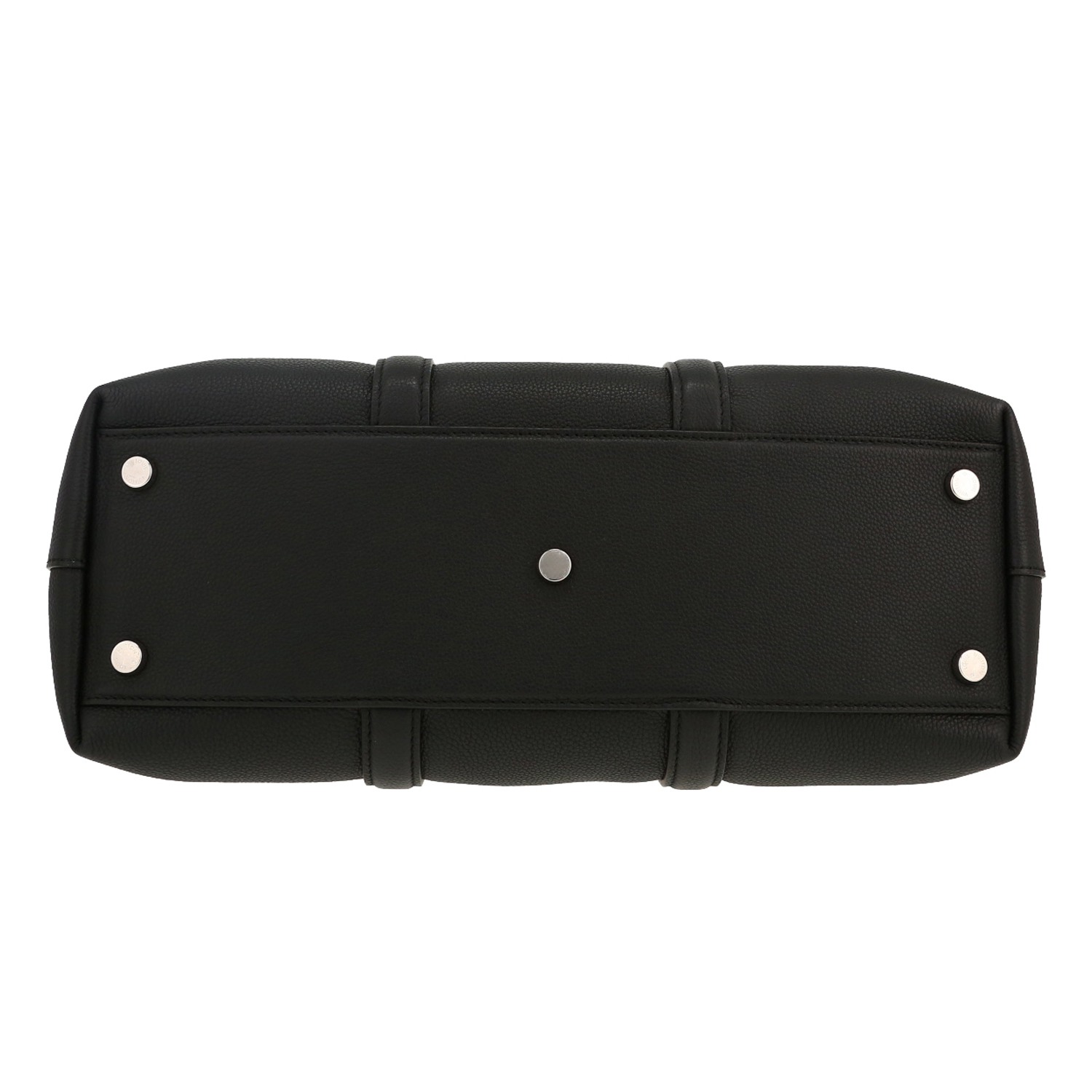 Bolso de mano Louis Vuitton  Georges modelo mediano  en cuero granulado negro - Detail D1