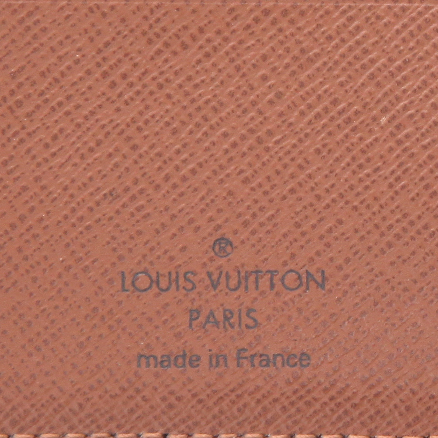 Cartera para tarjetas Louis Vuitton   en lona Monogram marrón y cuero marrón - Detail D2